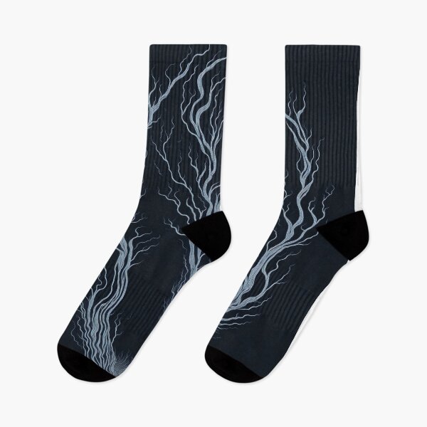 Item preview, Mystical Encounter: A Surreal Black and White Doodle designed and sold by RedArtG09.