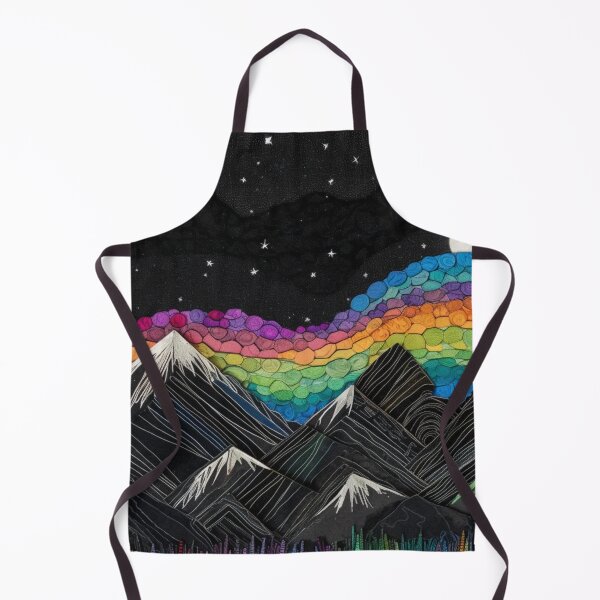 Item preview, Vibrant Watercolor Landscape - A Colorful Mount Adventure designed and sold by BerthaArt.