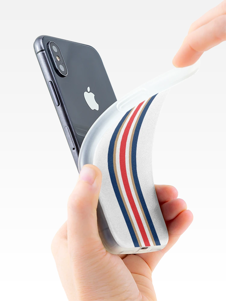 Thumbnail 4 of 5, iPhone Case, Rothmans Racing Stripe designed and sold by ElseWorldDesign.