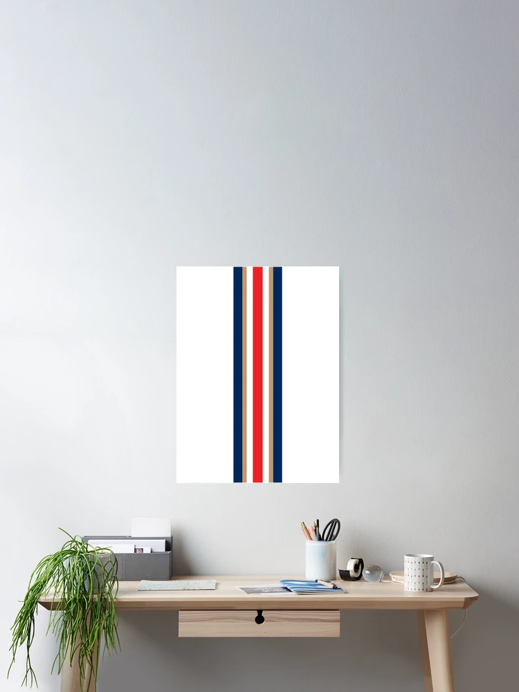 Thumbnail 2 of 3, Poster, Rothmans Racing Stripe designed and sold by ElseWorldDesign.