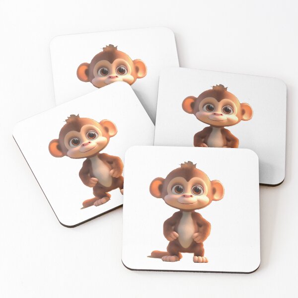 Item preview, Monkey, macaco, marrom, fofo, pelucia designed and sold by afpnegocios.
