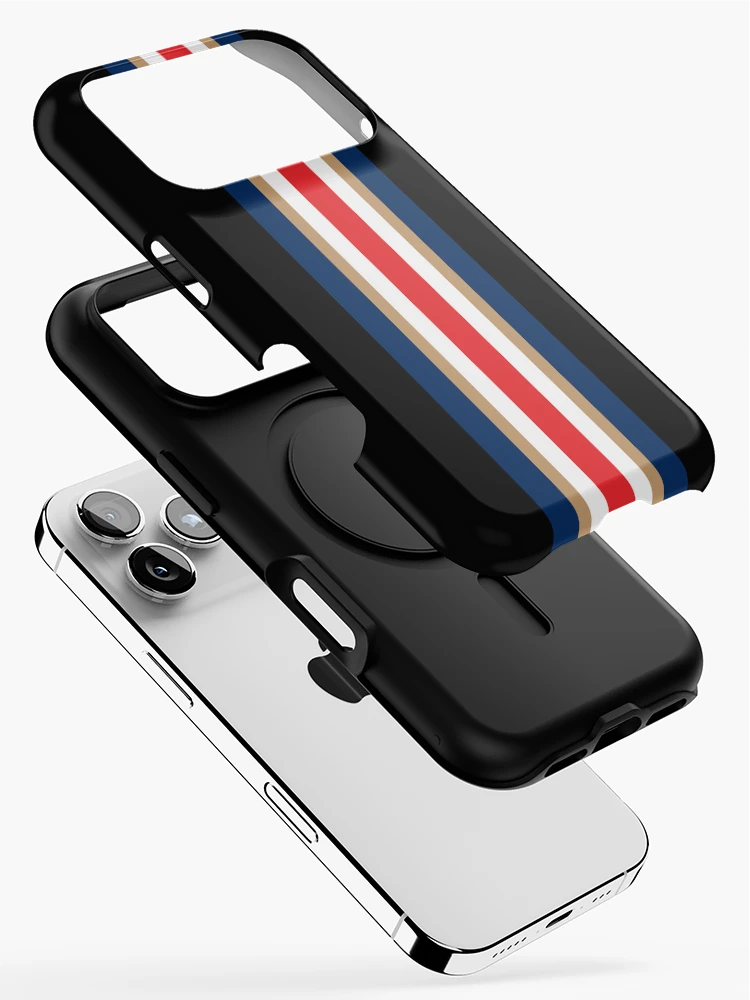 Thumbnail 2 of 4, iPhone Case, Rothmans Racing Stripe designed and sold by ElseWorldDesign.