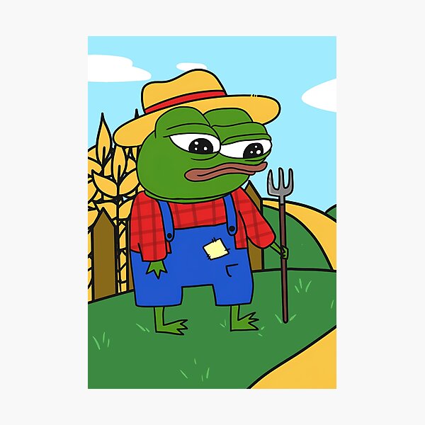 Item preview, Farmer Pepe Strawhat Apu designed and sold by Slav-Art.