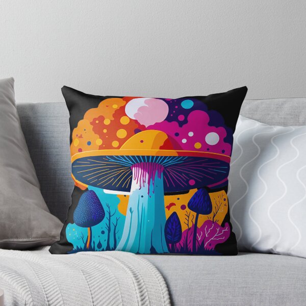 Item preview, Retro Trippy mushroom Sticker designed and sold by ZenStickConcept.