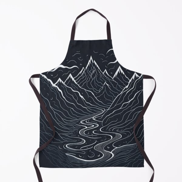 Artikelvorschau, Whimsical Journey: A Breathtaking Black and White Doodle Landscape entworfen und verkauft von RedArtG09.