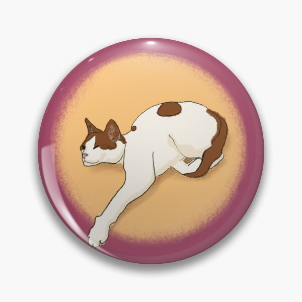 Item preview, Soya the Cat Chilling – Cute Lazy Cat Sticker designed and sold by Chigurena.