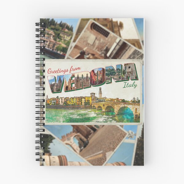 Item preview, Greetings from Verona in Italy Vintage style retro souvenir designed and sold by DeveloperProp0.