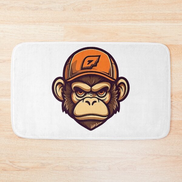Item preview, Playful Primate: Monkey Head Illustration designed and sold by KristinaNEL.