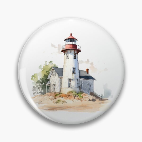 Item preview, Coastal Radiance - Hampton Style Lighthouse designed and sold by MelodySimmons.