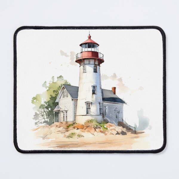 Item preview, Coastal Radiance - Hampton Style Lighthouse designed and sold by MelodySimmons.
