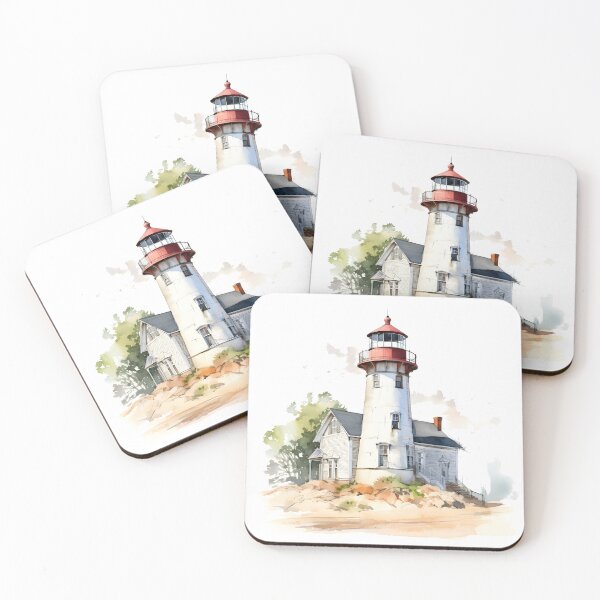 Item preview, Coastal Radiance - Hampton Style Lighthouse designed and sold by MelodySimmons.