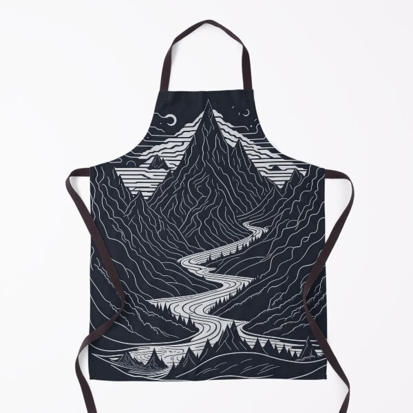 Artikelvorschau, Nature's Magic: Captivating Black and White Doodle Landscape Adventure entworfen und verkauft von RedArtG09.