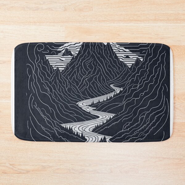 Item preview, Nature's Magic: Captivating Black and White Doodle Landscape Adventure designed and sold by RedArtG09.