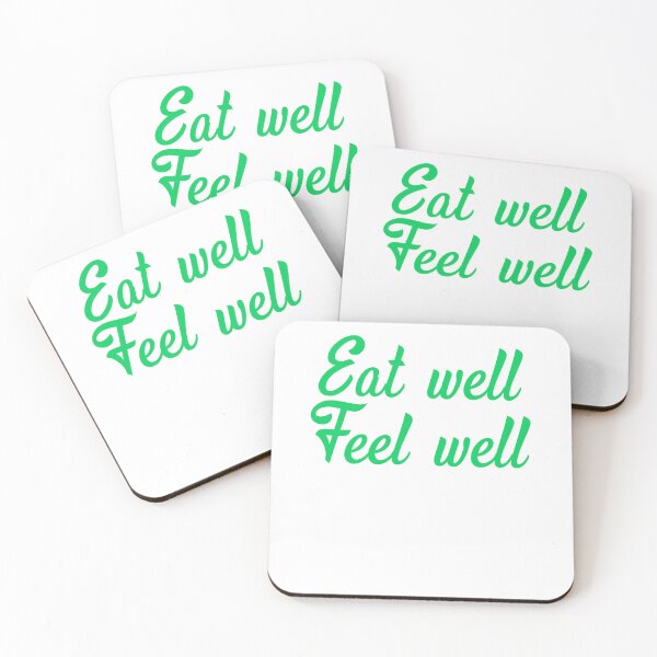 Item preview, Eat Well Feel Well designed and sold by Absent-Visual.