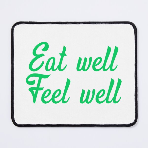 Item preview, Eat Well Feel Well designed and sold by Absent-Visual.