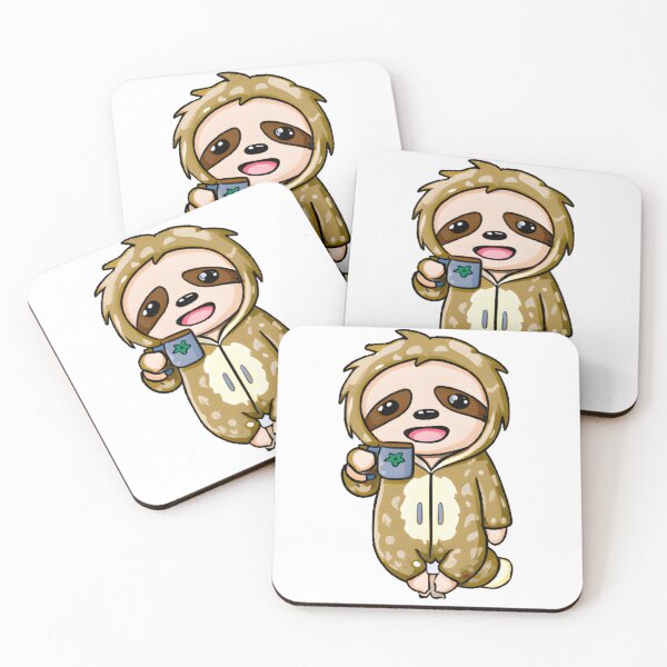 Item preview, Coffee time sloth. sloth t-shirt designed and sold by Blue  Dragon.