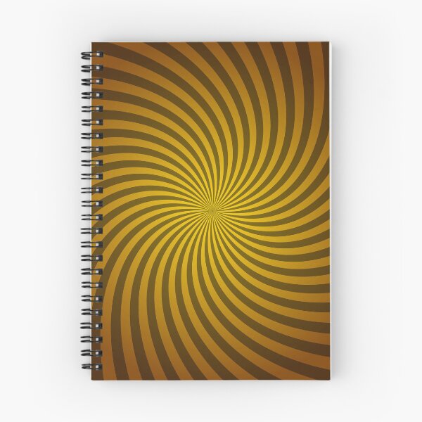 Item preview, Hypnotic Spiral "Discordia" - Orange, Fill, Counter-Clockwise designed and sold by Ella Jameson.