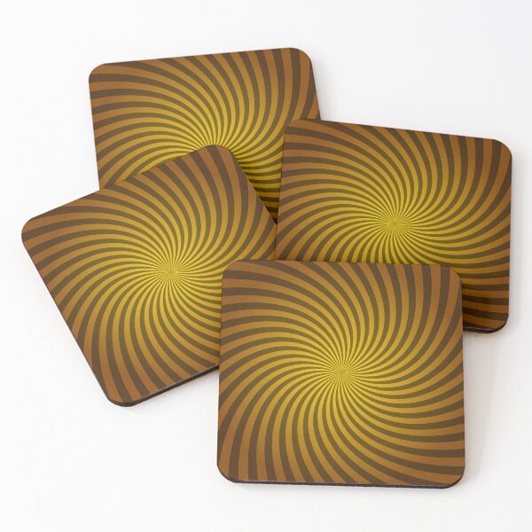 Item preview, Hypnotic Spiral "Discordia" - Orange, Fill, Counter-Clockwise designed and sold by Ella Jameson.
