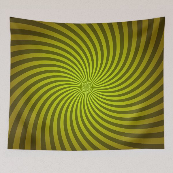 Item preview, Hypnotic Spiral "Discordia" - Yellow, Fill, Counter-Clockwise designed and sold by Ella Jameson.