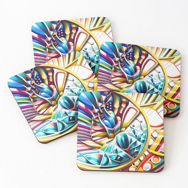 Item preview, Abstract miscellany of colours and joy. designed and sold by Larama by Anna.
