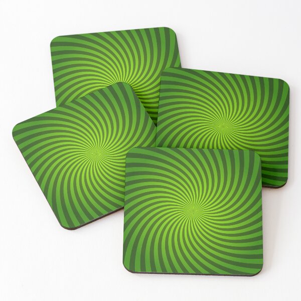 Item preview, Hypnotic Spiral "Discordia" - Green, Fill, Counter-Clockwise designed and sold by Ella Jameson.
