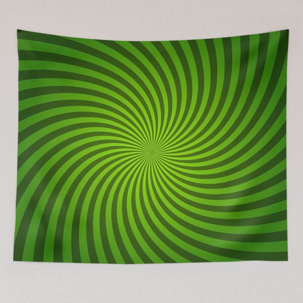 Item preview, Hypnotic Spiral "Discordia" - Green, Fill, Counter-Clockwise designed and sold by Ella Jameson.