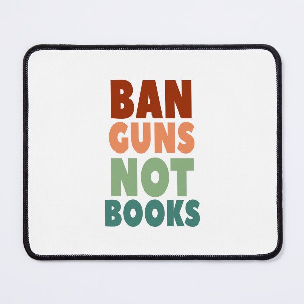 Item preview, Ban Guns Not Books Read Banned Books Book Lover Vintage designed and sold by GraphiGroove.