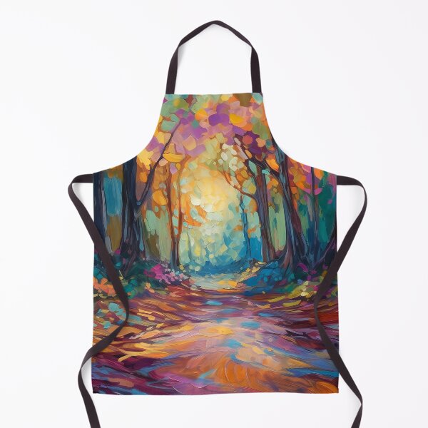 Item preview, Impressionistic woods painting 8 designed and sold by Art by Lilia.