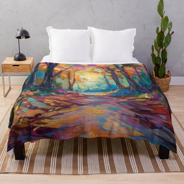 Item preview, Impressionistic woods painting 8 designed and sold by Art by Lilia.