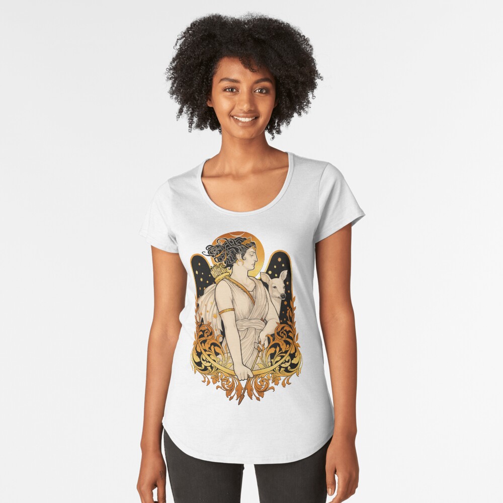 Item preview, Premium Scoop T-Shirt designed and sold by medusadollmaker.