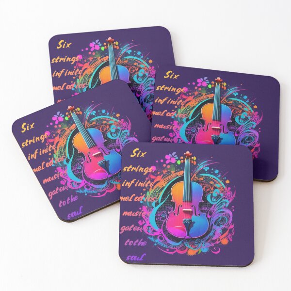 Item preview, Six strings, infinite melodies, music's gateway to the soul designed and sold by CreateUniverse.