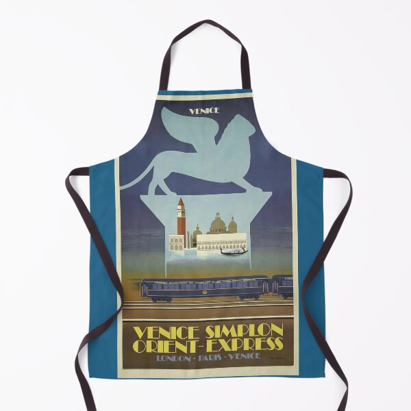 Item preview, Venice-Orient-Express-Pierre Fix Masseau-Vintage-Travel-Poster designed and sold by cjgraphic.