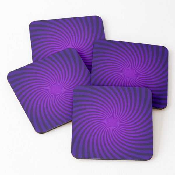 Item preview, Hypnotic Spiral "Discordia" - Purple, Fill, Counter-Clockwise designed and sold by Ella Jameson.