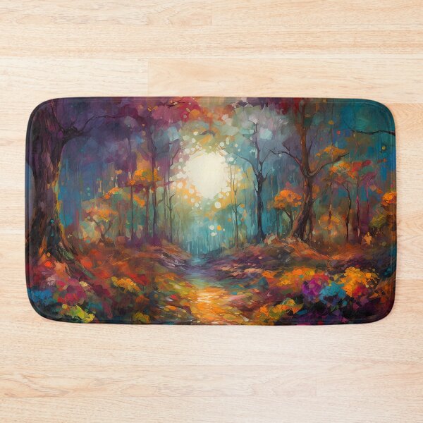 Item preview, Impressionistic woods painting 9 designed and sold by Art by Lilia.