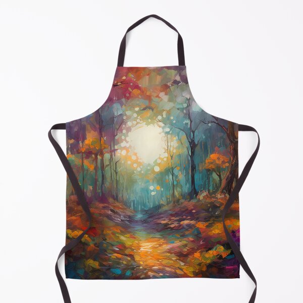 Item preview, Impressionistic woods painting 9 designed and sold by Art by Lilia.