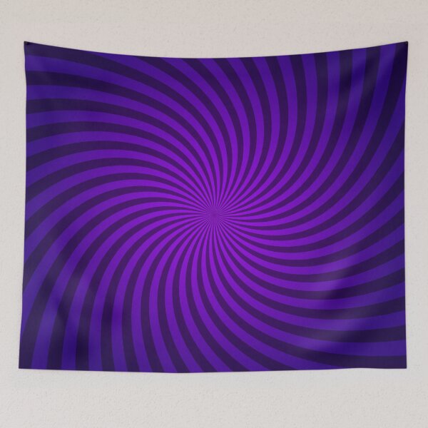 Item preview, Hypnotic Spiral "Discordia" - Purple, Fill, Counter-Clockwise designed and sold by Ella Jameson.