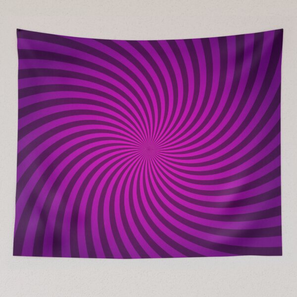Item preview, Hypnotic Spiral "Discordia" - Magenta, Fill, Counter-Clockwise designed and sold by Ella Jameson.