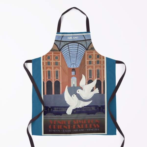 Item preview, Venice-Simplon-Orient-Express–Milano-Pierre Fix Masseau-Vintage-Travel-Poster designed and sold by cjgraphic.