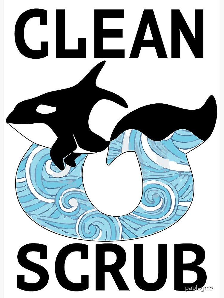 Clean and scrub the killer whale tank" Greeting Card for Sale by paulsyme |  Redbubble