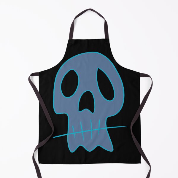 Item preview, Blue Cartoon Skull designed and sold by Mitch616Art.