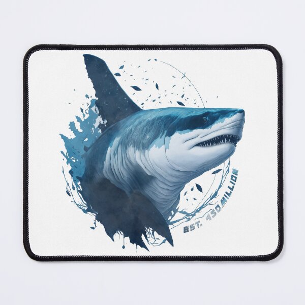Item preview, Menacing Shark Unleash the Power of the Ocean designed and sold by 8FistsofTees.