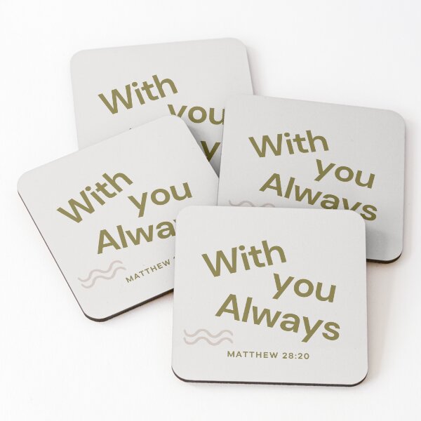 Item preview, Matthew 28:20 - With you always designed and sold by PureEndeavors.