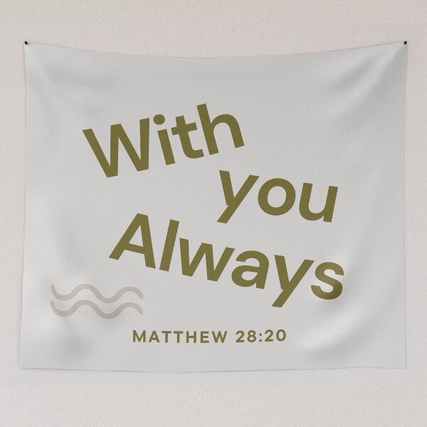 Item preview, Matthew 28:20 - With you always designed and sold by PureEndeavors.