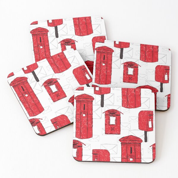 Item preview, U.K. Letter Box - Red - Watercolour  designed and sold by rosieredbox.