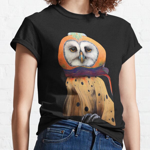 Artistic surreal owl Classic T-Shirt