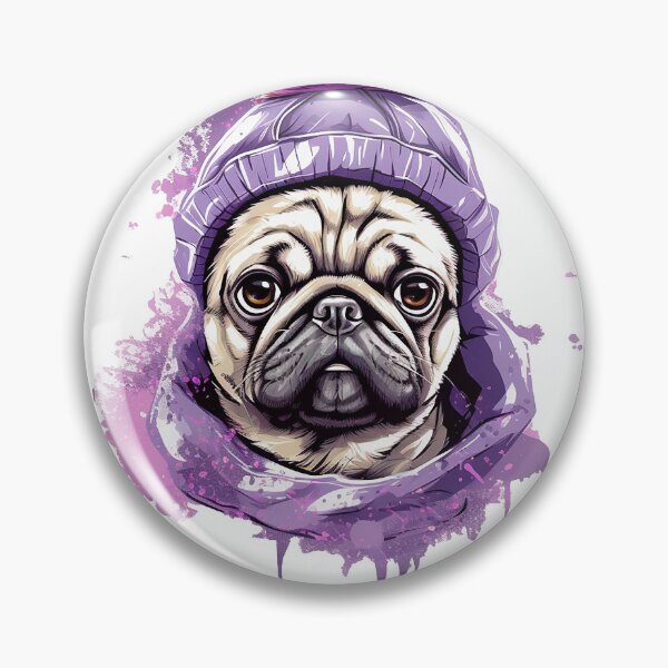 Item preview, Dog Pug splash designed and sold by afpnegocios.
