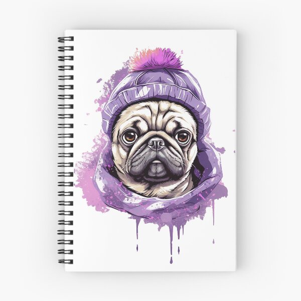 Item preview, Dog Pug splash designed and sold by afpnegocios.