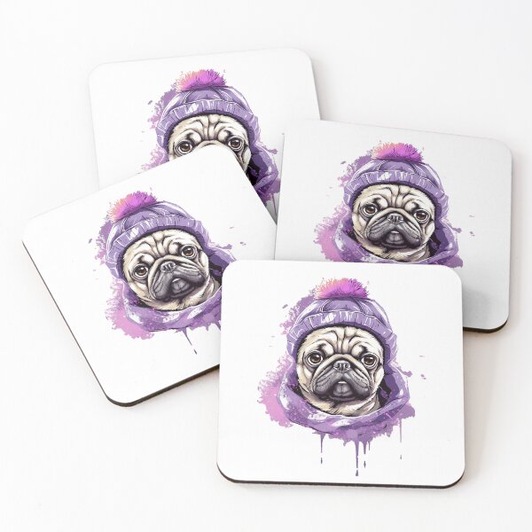 Item preview, Dog Pug splash designed and sold by afpnegocios.