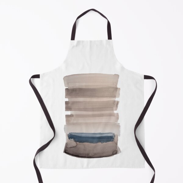 Item preview, brown blue watercolor abstract designed and sold by ElaSzczepaniak.
