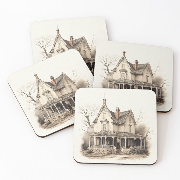 Item preview, Old beautiful abandoned cottage designed and sold by SimpleWallArt.